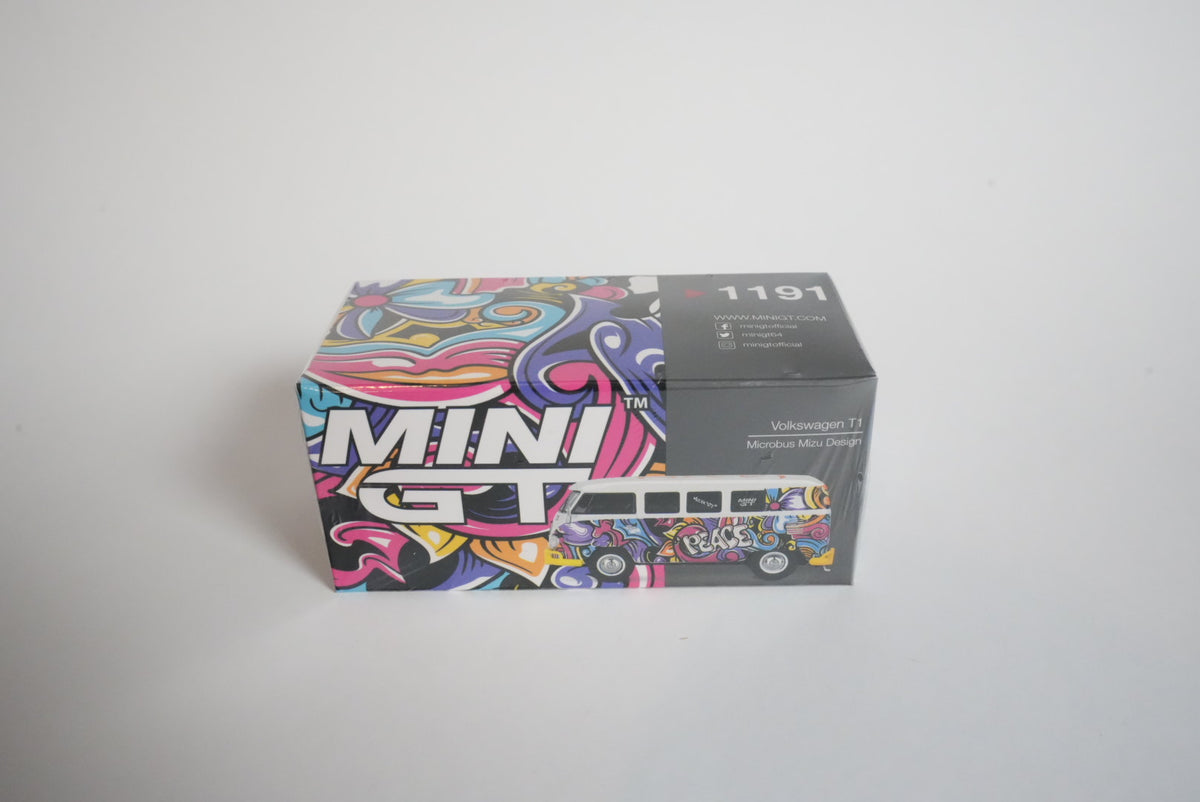 MINI GT #1191 Volkswagen T1 Microbus – Mizu Design – 1:64