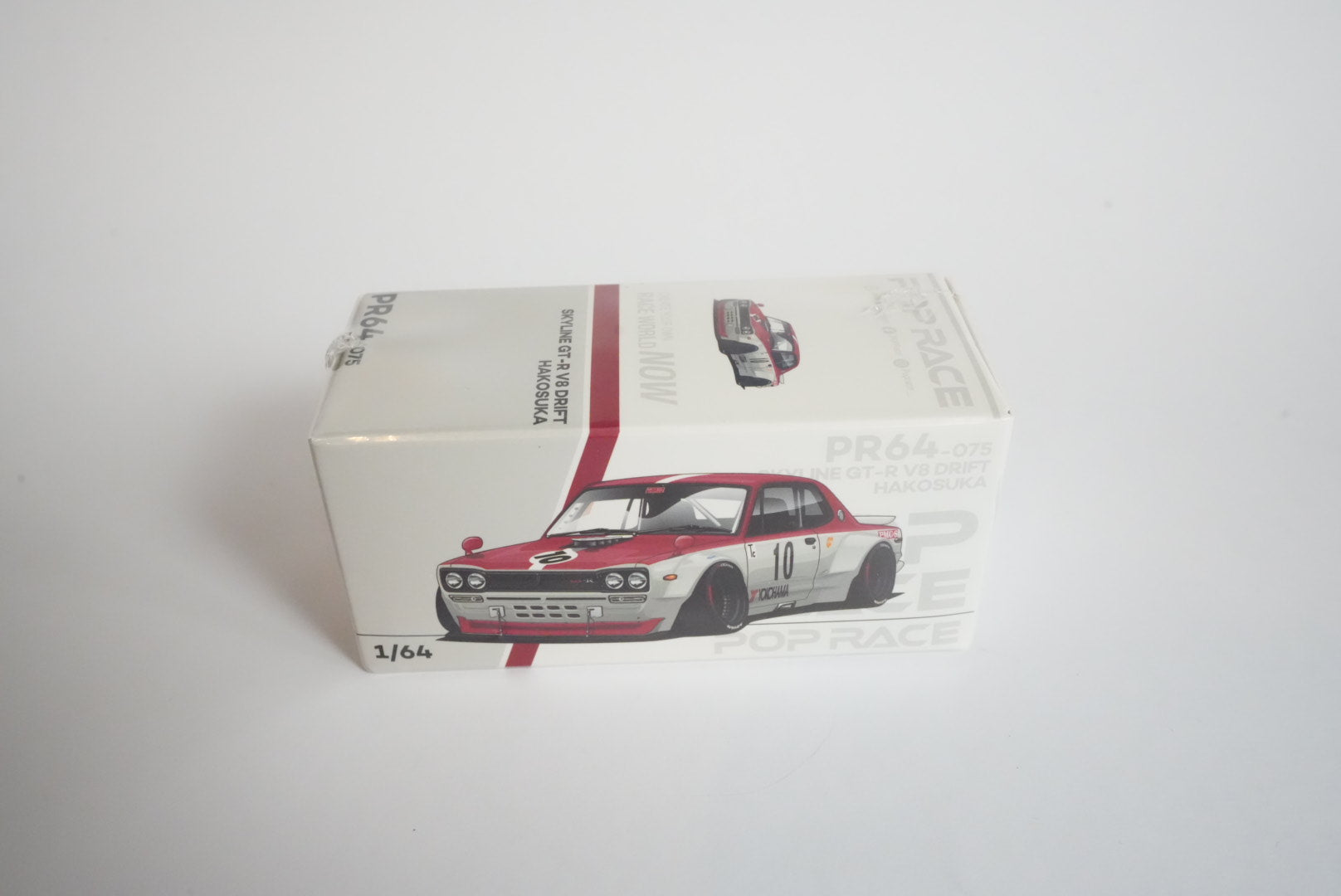 POP RACE #075 Skyline GT-R V8 Drift Hakosuka – Watanabe – 1:64