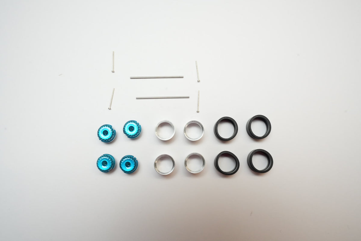 Monoblock Advanced Alloy Wheels – Aero-Fan Martini Teal – 10 mm – 1:64