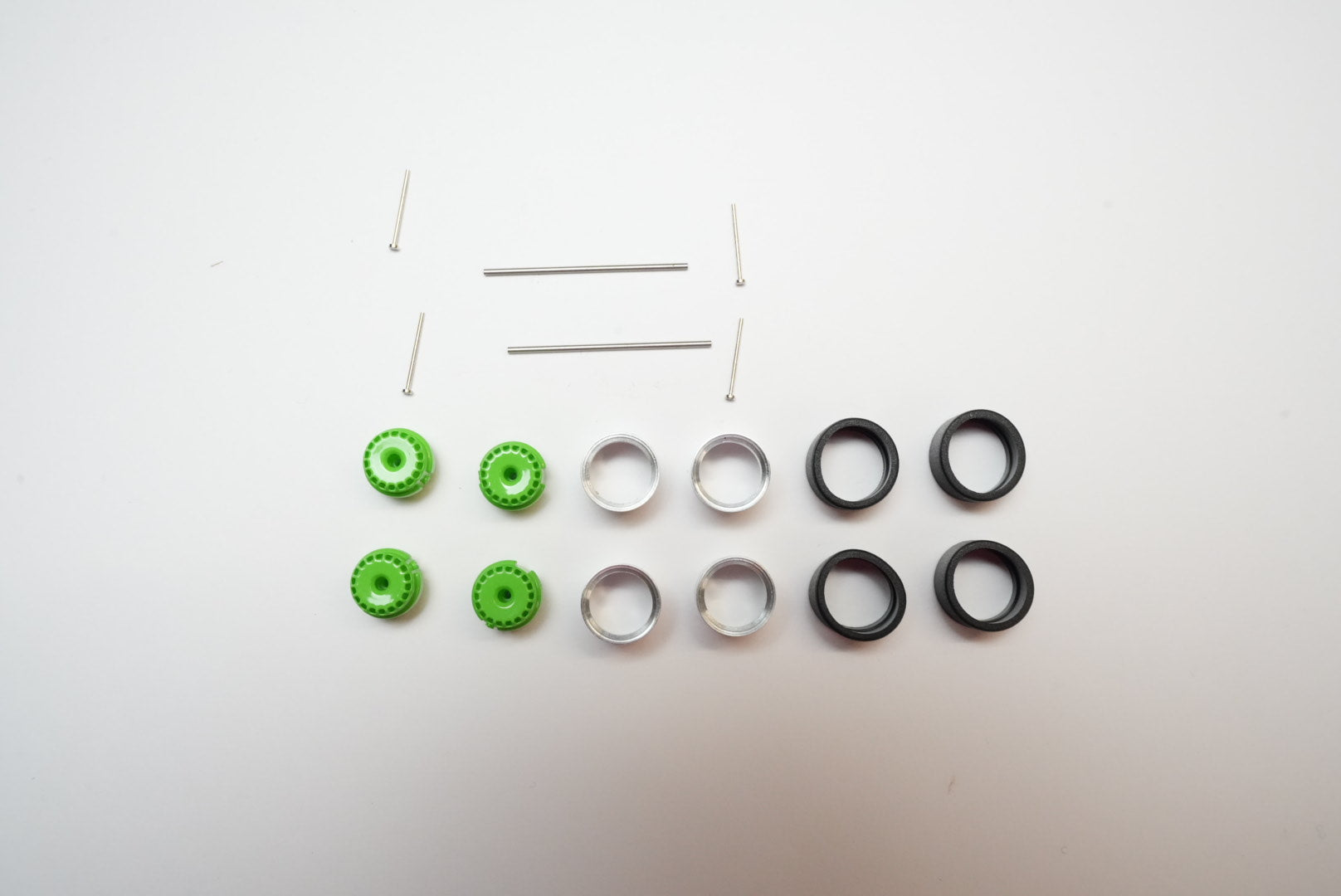 Monoblock Advanced Alloy Wheels – Aero-Fan Takata-Green – 11 mm – 1:64