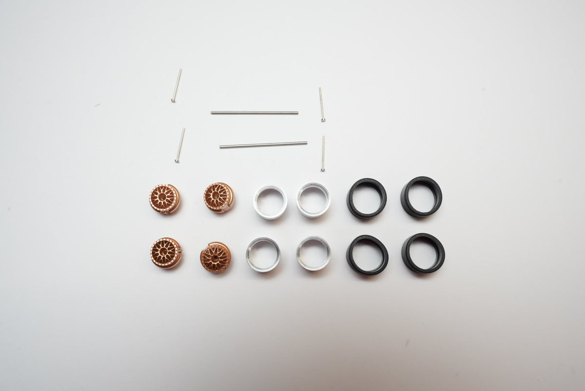 Monoblock Advanced Alloy Wheels – VS-Spoke BBS-Style Brilliant Bronze – 11 mm – 1:64