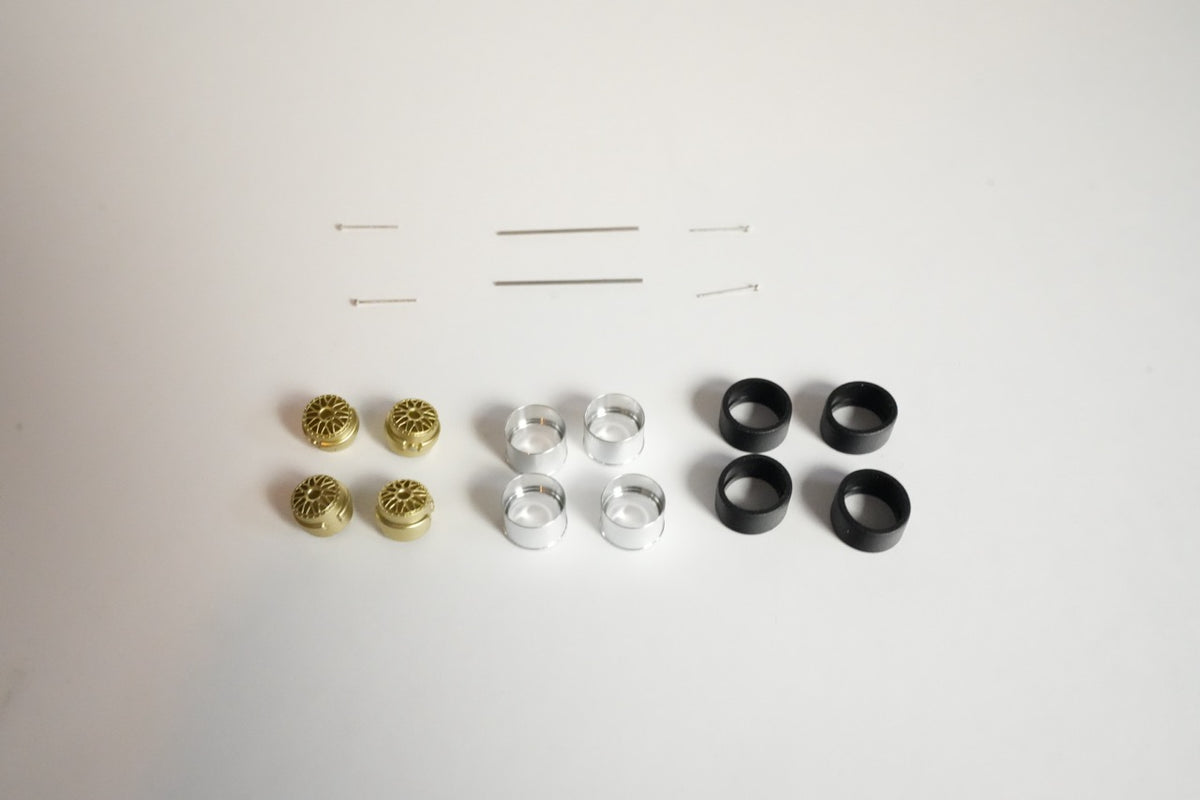 Monoblock Advanced Alloy Wheels – VS-Speichen BBS-Style Top Secret Gold – 1:64